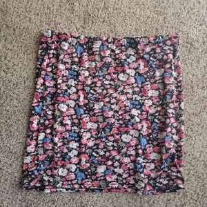 Flower mini skirt